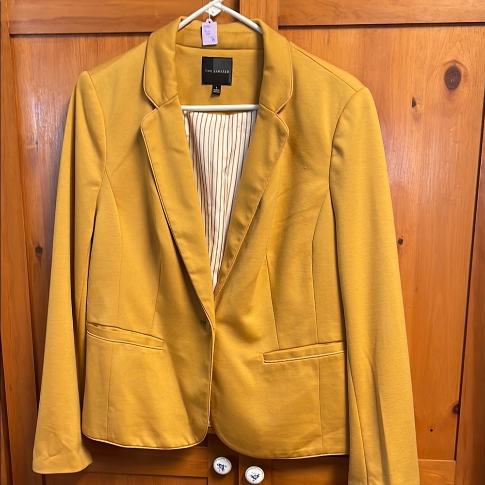 The Limited Women's Mustard Blazer